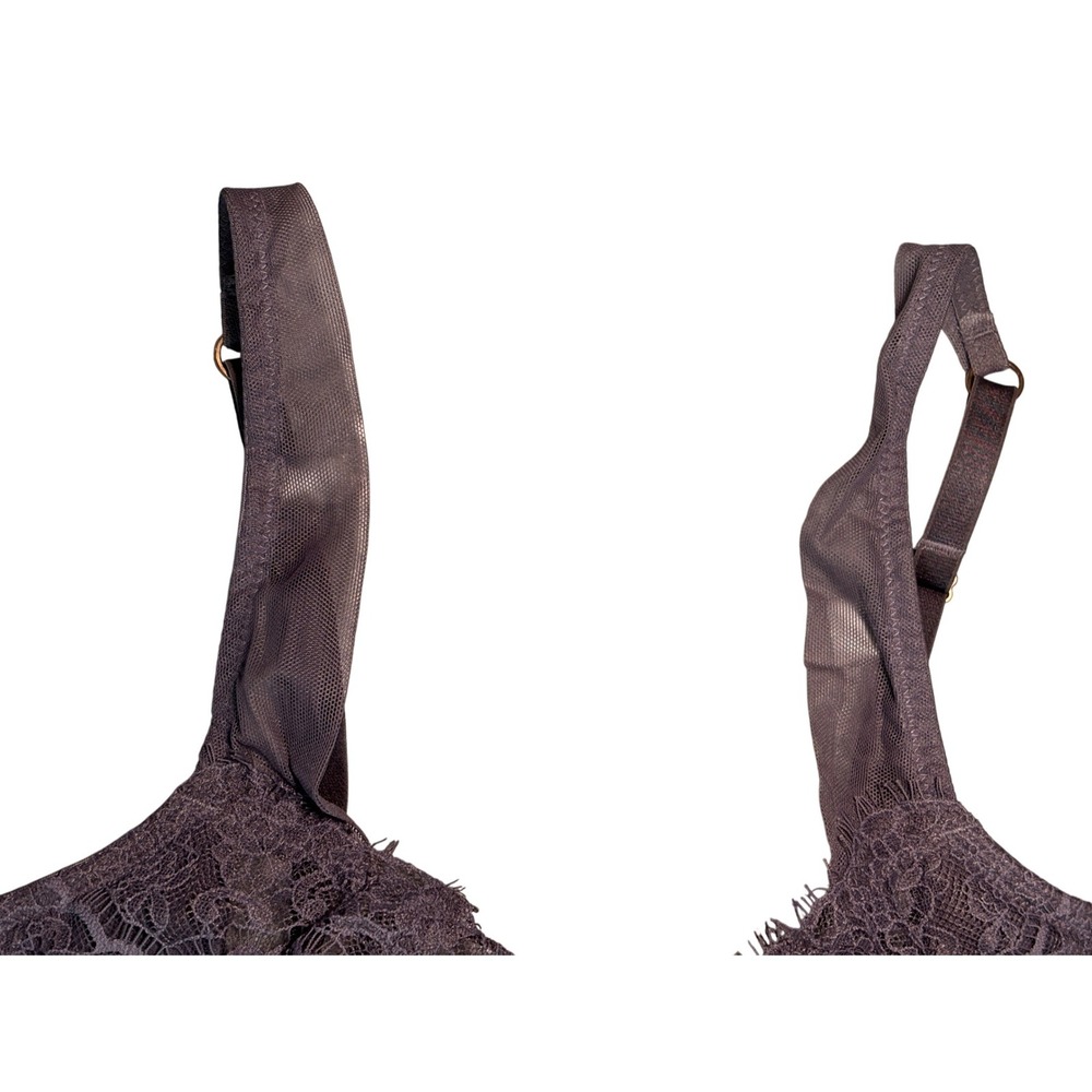 Victoria's Secret Bra 34D Purple Lace Dream Angels Wicked Romantic Coquette - Picture 2 of 12